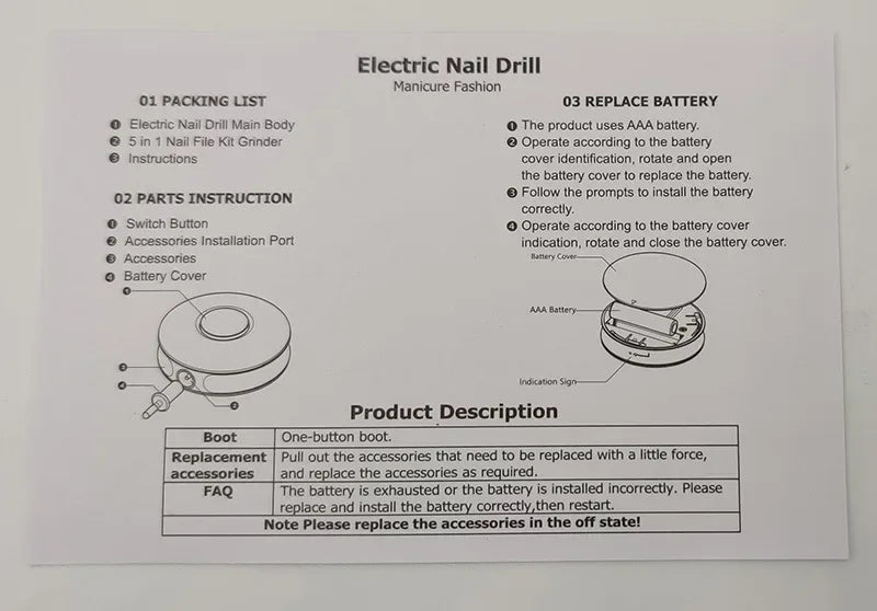 Electric Baby Nail Trimmer
