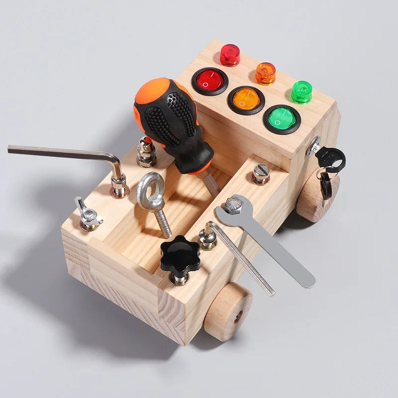 Wooden Montessori Busy Board