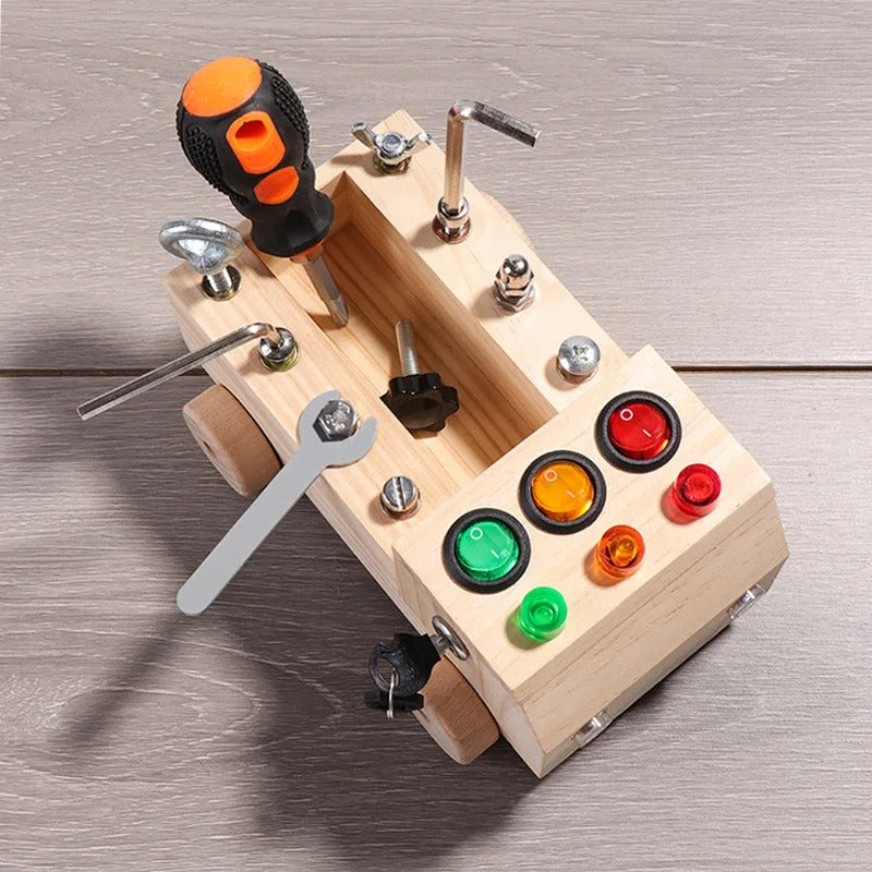 Wooden Montessori Busy Board