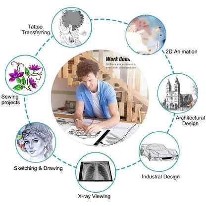 Learning Tool A4 Electric Drawing Board