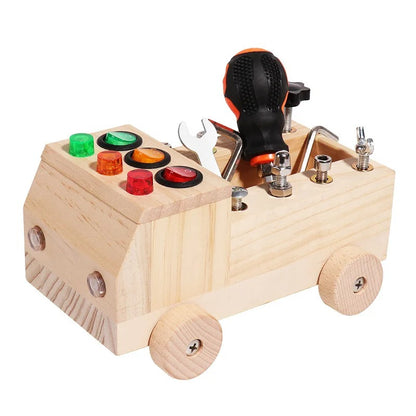 Wooden Montessori Busy Board