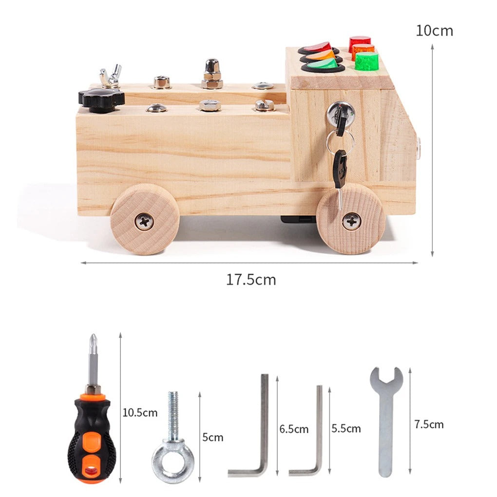 Wooden Montessori Busy Board