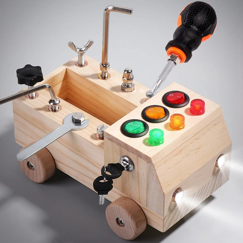 Wooden Montessori Busy Board