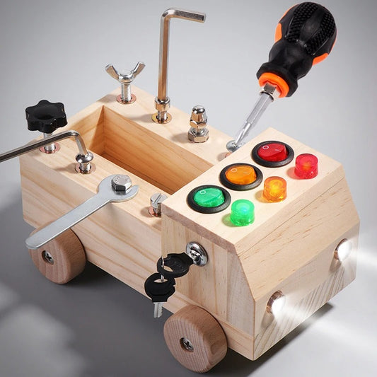 Wooden Montessori Busy Board